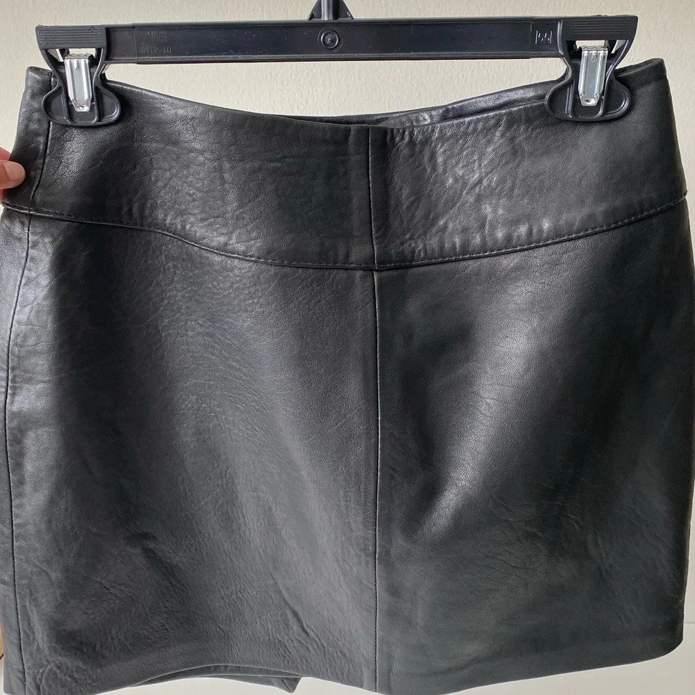 NEW - Zadig & Voltaire - Junko Biker Leather Skirt - size 36/small - Picture 3 of 6